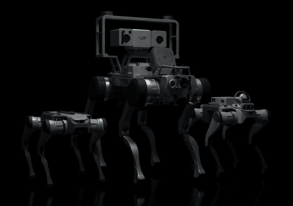 DEEP Robotics X30 and Lite 3 quadruped robots for industrial inspection and research applications